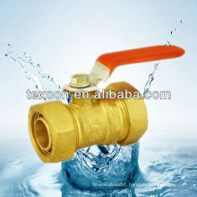 200 WOG Regular Port Brass Connection Ball Valves, Aluminum Composite Pipeline Korea